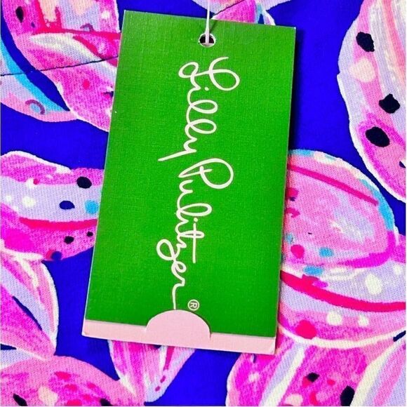 Lilly Pulitzer Little Lilah Dress Wild Child Engineered - Picture 9 of 10